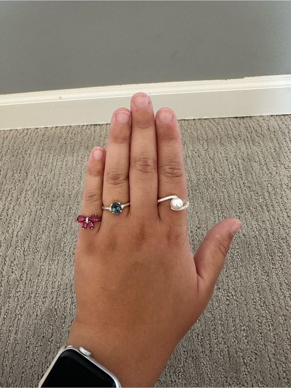 Set of 3 rings (size 9/8/6)